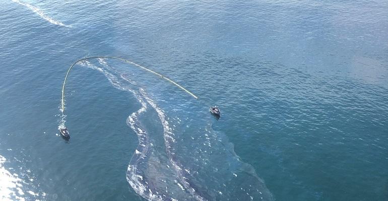 Pipeline spill could impact containerships queued for Port of LA