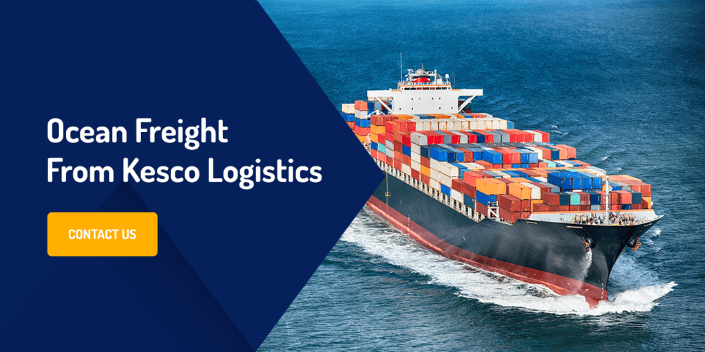 Ocean freight from kesco logistics